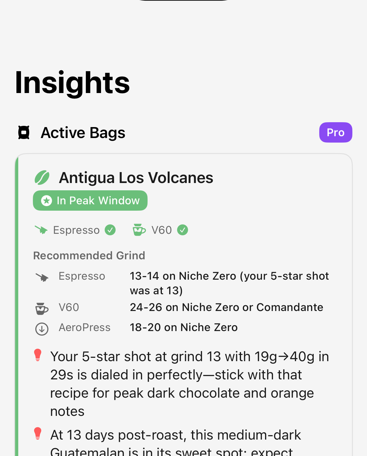 BrewLogica Actionable Insights